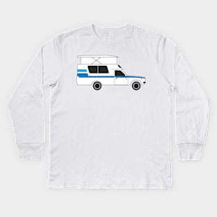 vintage camper truck Kids Long Sleeve T-Shirt